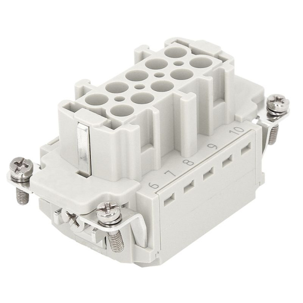 Розетка OptiLink HDC-HE-10-16-FQ-(0.14-2.5) 500В КЭАЗ 352257