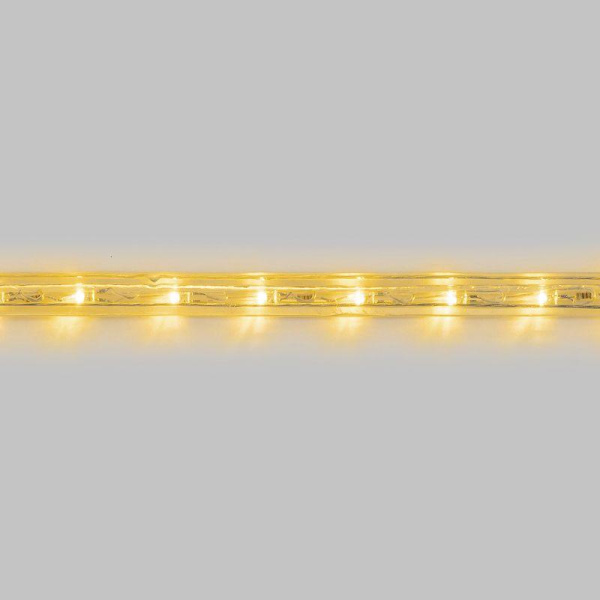 Шнур светодиодный Дюралайт фиксинг 2Вт 24LED/м тепл. бел. Эконом (уп.100м) Neon-Night 121-126-4