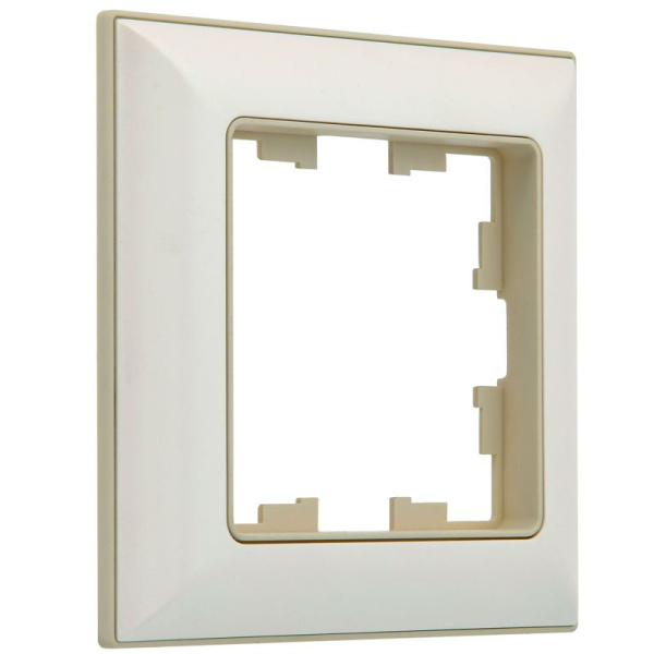 Рамка 1-м BRITE РУ-1-Бр беж./жемчуж. IEK BR-M12-12-1-K10
