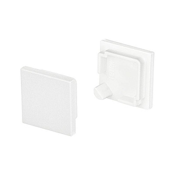 Заглушка SL-KANT-H16 SQUARE WHITE глухая пластик Arlight 037550