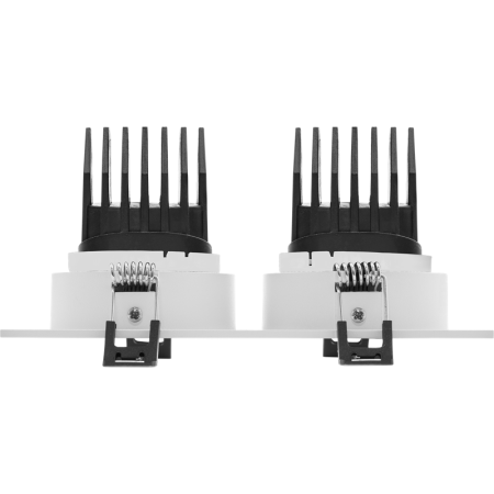 Рамка двойная ADJUSTABLE UGR/R бел./бел. СТ 2902000120
