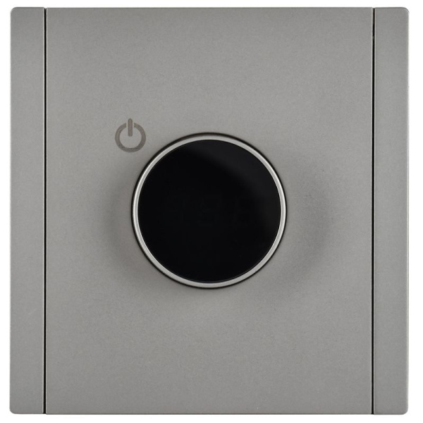 Термостат электронный FORTE&PIANO FP552 с индикацией сталь IEK FP-RT11-K46