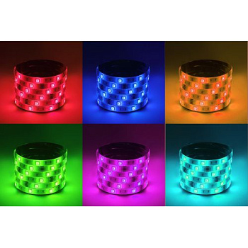 Лента светодиодная LS5050 -7.2-30-12-RGB-IP65-1 year-5m RGB (уп.5м) Эра Б0059918