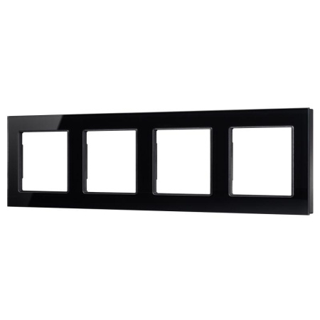 Рамка стеклянная FRM-GLARE-GS-4-BK Arlight 043803
