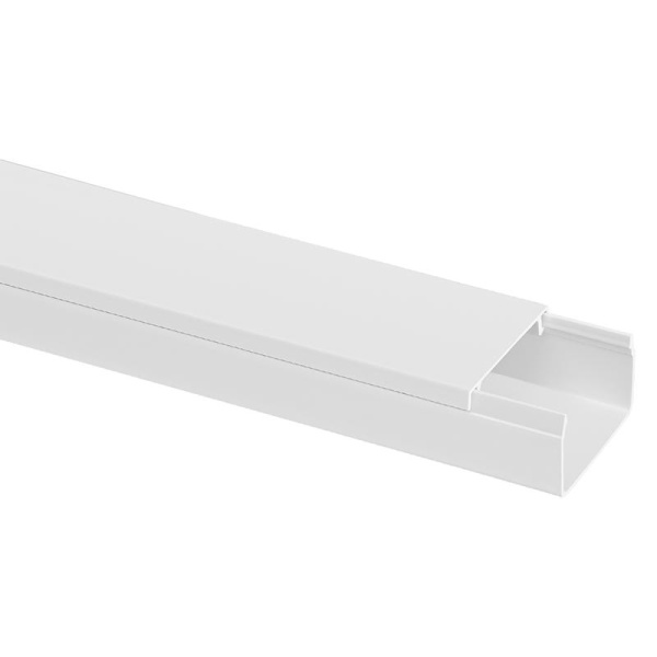 Кабель-канал 25х16 L2000 пластик бел. TOKOV ELECTRIC TKE-KK-25-16-2000-WH