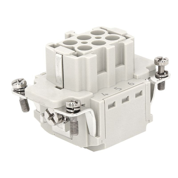 Розетка OptiLink HDC-HE-6-16-FQ-(0.14-2.5) 500В КЭАЗ 352251