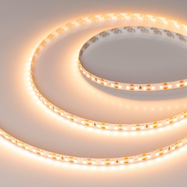 Лента светодиодная FC-A120-8mm 24V Warm2400-CX1 5Вт/м IP20 резка 1 светодиод (уп.5м) Arlight 052929