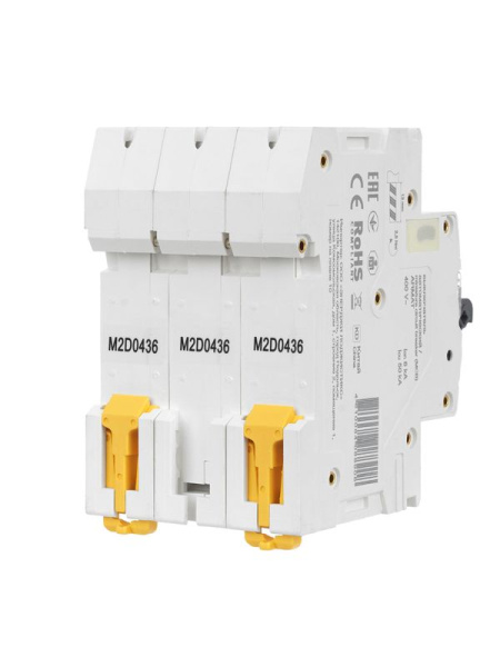 Выключатель автоматический модульный 3п D 4А M06N ARMAT IEK AR-M06N-3-D004