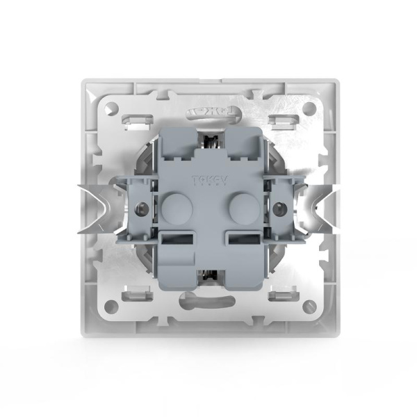 Розетка 1-м СП AVA 16А IP20 с заземл. защ. шторки в сборе бел. TOKOV ELECTRIC TKL-AV-R1FZSF-C01