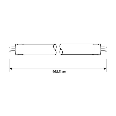 Лампа люминесцентная FT4-16W/54 16Вт T4 6500К G5 Camelion 3372