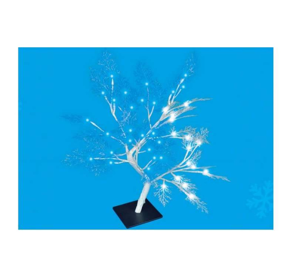 Гирлянда светодиодная "Морозко" ULD-T3550-054/SWA WHITE-BLUE FROST 50см 54LED IP20 Uniel UL-00001400