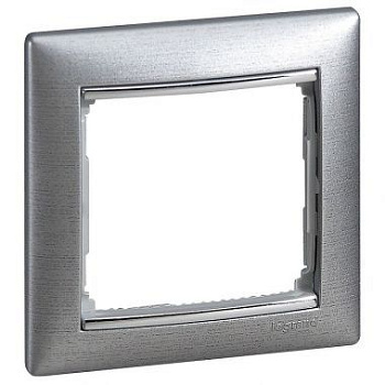 Рамка 1-м Valena матов. алюм. (блист.) IEK 694353