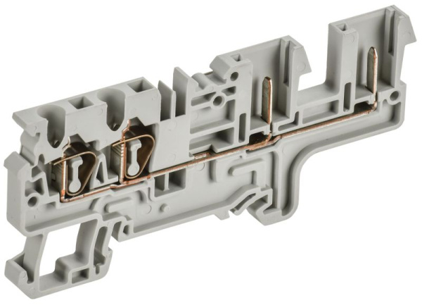 Клемма пружинная CX2.5-4-2B 2.5кв.мм четырехконтактная сер. ARMAFIX IEK AF-CT40-06-22-K03-002