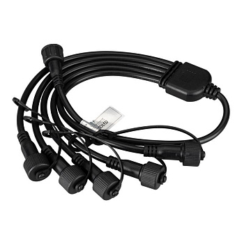 Коннектор питания ARD-CLASSIC-SYNC-RGB Ardecoled 230В 5 порта закрытый черн. Arlight 031791