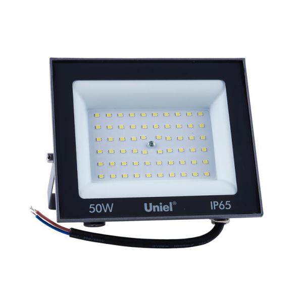 Прожектор светодиодный ULF-F23-50W/6500K IP65 160-240В GREY Uniel UL-00011846