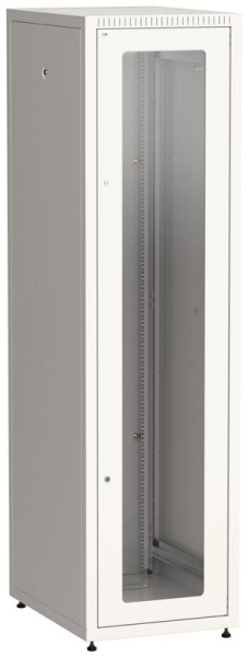 Шкаф сетевой LINEA E 47U 600х800мм стекл. передняя дверь задняя металлическая сер. ITK LE35-47U68-GM