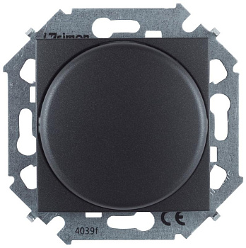 Механизм светорегулятора поворотного СП 15 5-215Вт LED 230В графит Simon 1591796-038