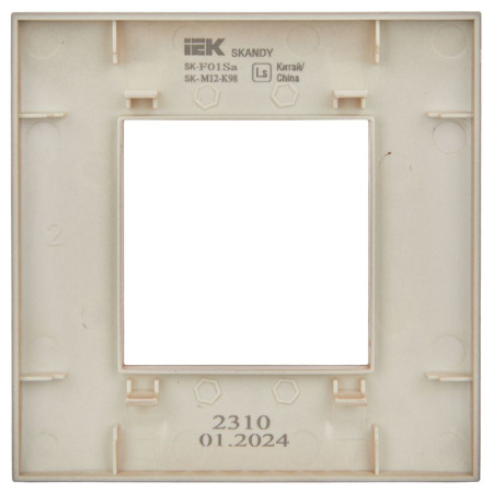 Рамка 1-м SKANDY SK-F01Sa песочн. IEK SK-M12-K98