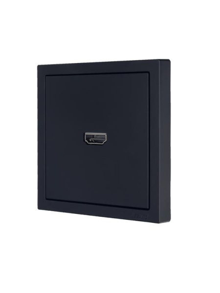 Розетка HDMI 1-м СП ZIMA IP20 механизм черн. бархат LEZARD 704-4288-203