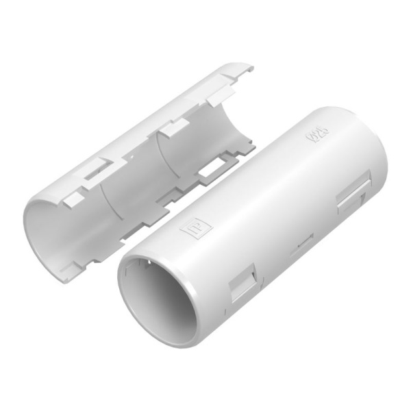 Муфта разборная d25мм бел. Промрукав PR13.0419