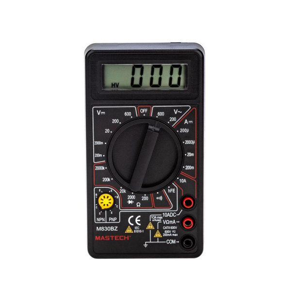 Мультиметр портативный M830BZ Mastech 13-2002