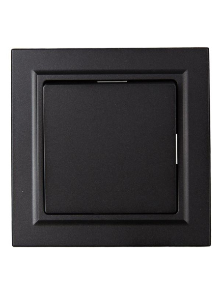 Выключатель 1-кл. СП BRITE ВСР10-1-0-БрЧ 10А в сборе черн. IEK BR-V10-0-10-K02-F