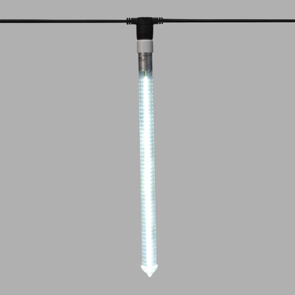 Гирлянда светодиодная "Сосулька" 0.5м 96LED бел. 6Вт IP65 E27 230В Neon-Night 256-162