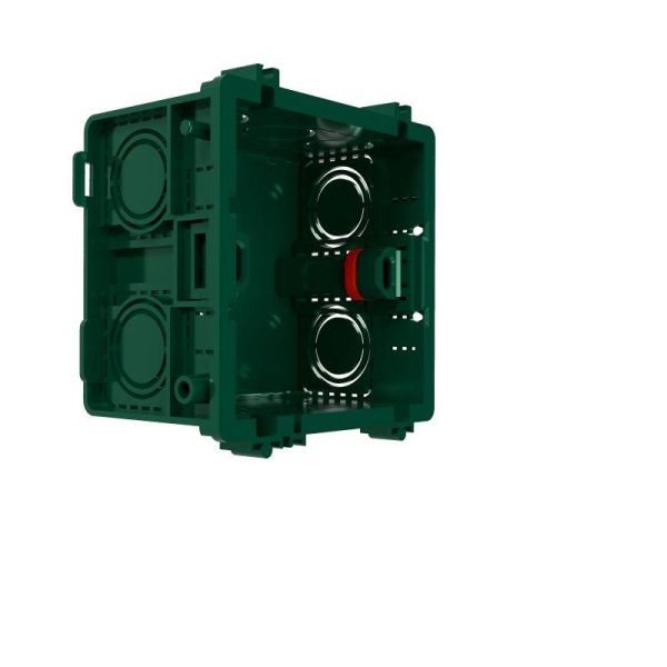 Коробка монтажная Systeme Infinity 87х87 для кладки или бетона зел. SE FSE350000