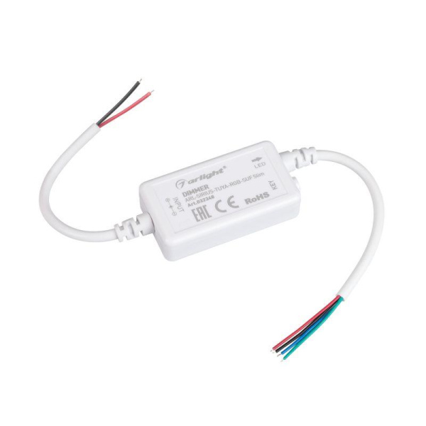 Диммер ARL-SIRIUS-TUYA-RGB-SUF Slim (12-24В 3х2А 2.4G) (IP20 пластик) Arlight 032348