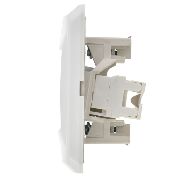Розетка компьютерная + телефонная 2-м СП Вега РК/Т12-ВБ RJ45 + RJ11 бел. GENERICA EIV20-K01-DM