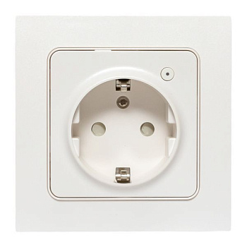 Розетка 1-м Стокгольм 16А Умная бел. Zigbee Сonnect EKF RCS-ST16-WD-ZB