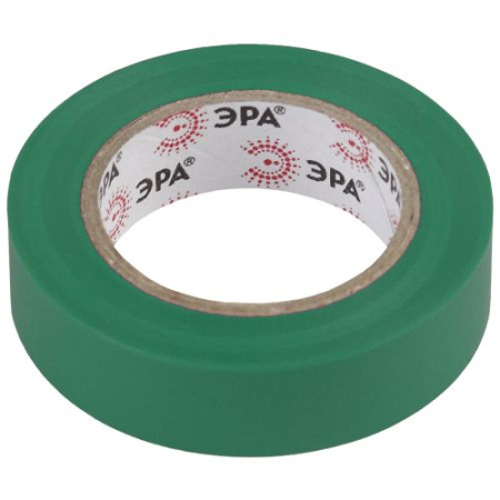 Изолента ПВХ 15ммх10м зел. ET1510GREEN Эра C0036555