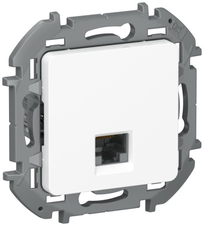 Розетка компьютерная IEKINSPIRIA RJ45 кат.6 UTP бел. IEK 6738301