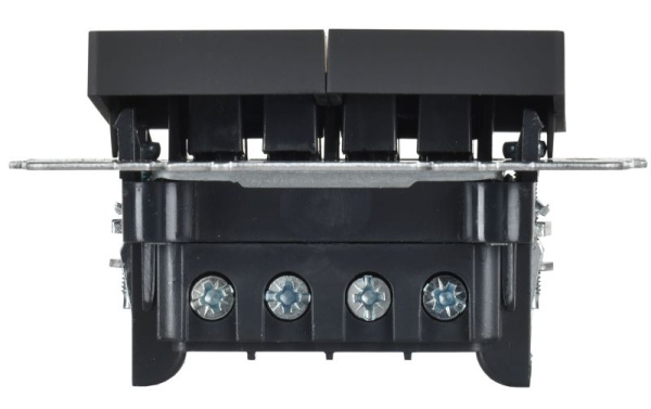 Выключатель перекрестный 2-кл. СП BRITE ВС10-2-3-БрГ 10А механизм графит IEK BR-V23-0-10-K53