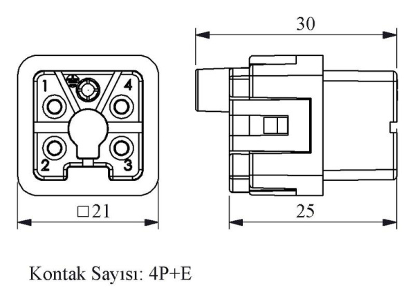 Гнездо 5 полюсов 10А EMAS EB005CP00