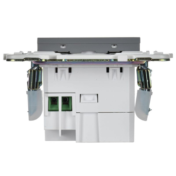Розетка USB A+C 3.1А SKANDY SK-R14Gr сер. IEK SK-U22-D31-K03
