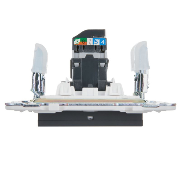 Розетка компьютерная RJ45 кат.5E SKANDY SK-K01G графит IEK SK-K10-1-K53