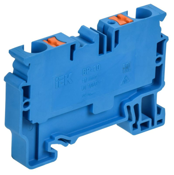 Клемма пружинная Push In CP 10кв.мм син. ARMAFIX IEK AF-CT20-00-K07-010