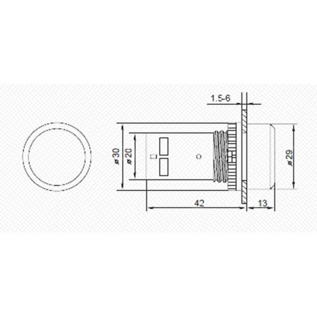 Кнопка EB22 возвратная желт. NO+NC 300В Rexant 36-5532
