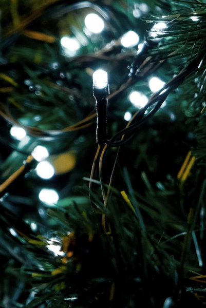 Гирлянда "Нить" LD100C-GW 100LED бел. 10м 8 режимов IP44 SHLights 4690601052902