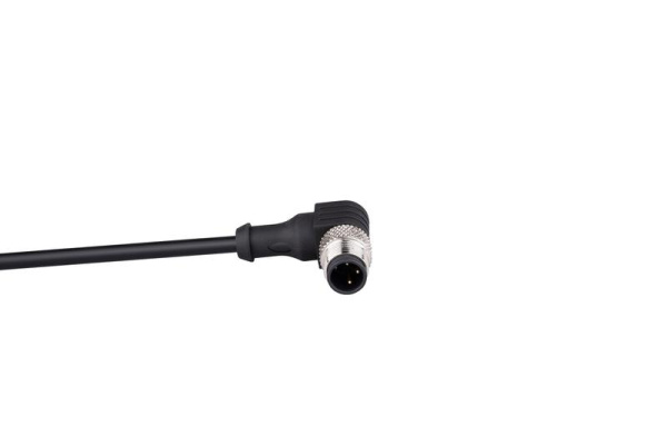 Кабель соединительный 2м со штепселем M12х3 90град. ПВХ IP68 EMAS SKM12F3DXV2