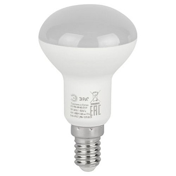Лампа светодиодная RED LINE LED R50-6W-865-E14 R 6Вт R50 рефлектор 6500К холод.бел. E14 Эра Б0045335