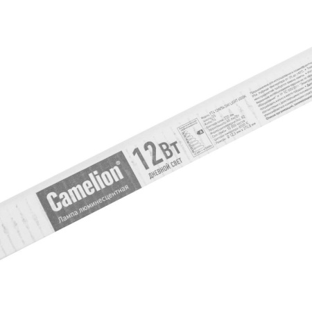 Лампа люминесцентная FT4-12W/54 12Вт T4 6500К G5 Camelion 3371