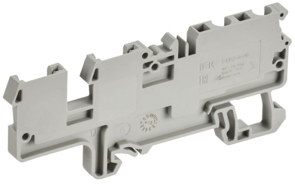 Клемма пружинная CX2.5-4-2B 2.5кв.мм четырехконтактная сер. ARMAFIX IEK AF-CT40-06-22-K03-002