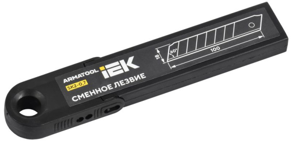 Лезвие сменное 30град 18х100мм SK2 (уп.10шт) IEK TNC72D-NL-18-100