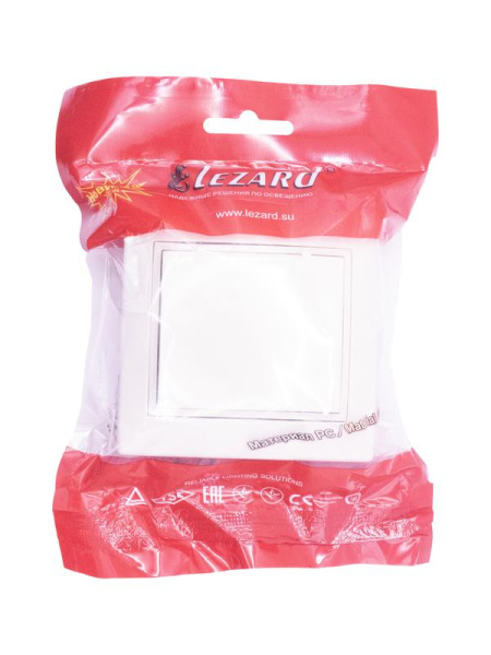 Розетка 1-м СП MIRA 16А IP44 с заземл. с крышкой ПБТ крем. LEZARD 701-0303-123BIPCH