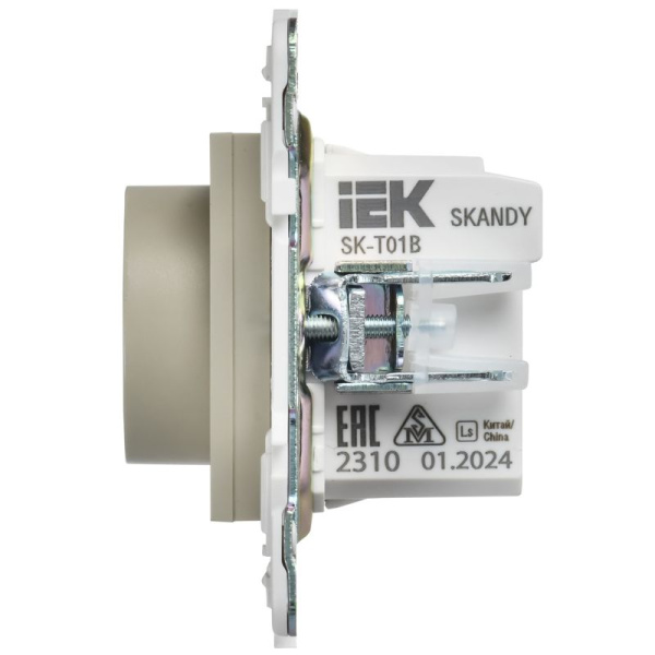 Термостат электронный SKANDY SK-T01B с индикацией беж. IEK SK-RT11-K10