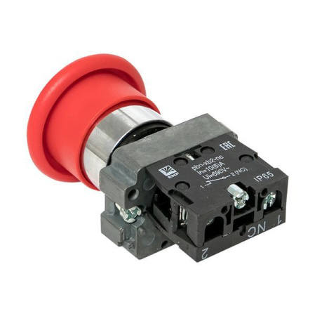 Кнопка "Грибок" BC42 NC IP65 красн. PROxima EKF xb2-bc42-65