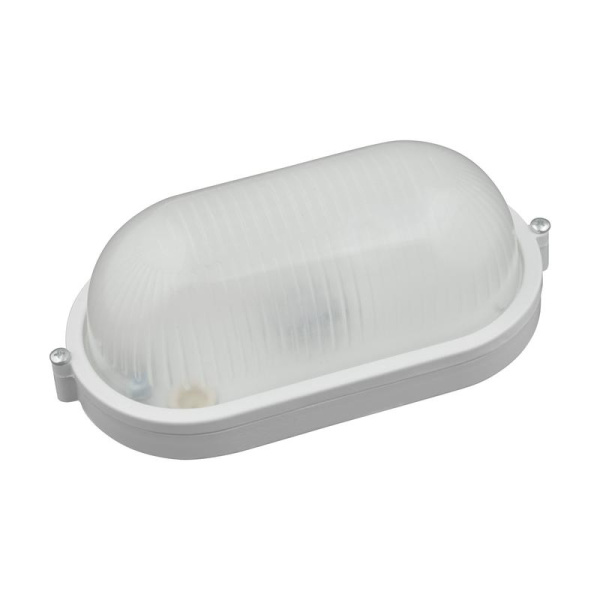 Светильник светодиодный ULW-K23A 8W/4000K IP54 WHITE 8Вт 4000К бел. свет IP54 600лм 210х105х80мм овал влагозащ. корпус бел. ТМ Uniel UL-00012049