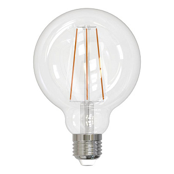 Лампа светодиодная LED-G95-10W/4000K/E27 /CL PLS02WH 10Вт прозрачная 4000К нейтр. бел. (упак. картон) Uniel UL-00004863